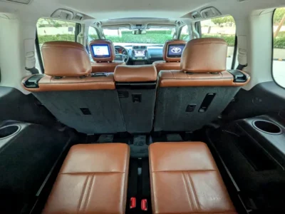 2017 TOYOTA PRADO VXR V4 2.7L GCC Specs FULL OPTION White Brown SUV