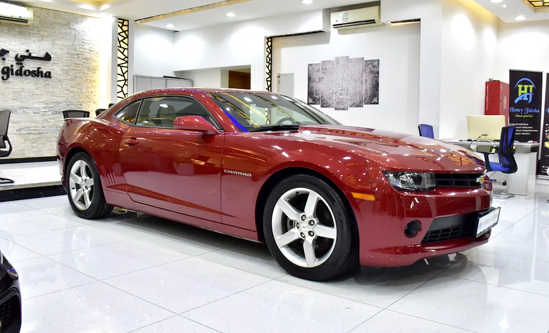 2015 Chevrolet Camaro LS 6 Cylinders Engine Red Beige Coupe GCC Specs