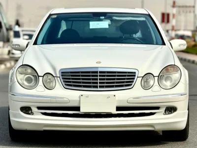 2002 Mercedes-Benz E-Class E 320 6 Cylinders Engine White Black Sedan Clean Title