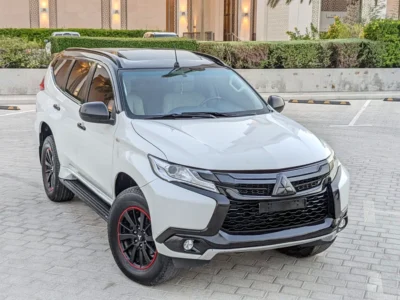 2019 Mitsubishi Montero Sport GLS 4WD Premium 6 Cylinders Engine White Beige SUV
