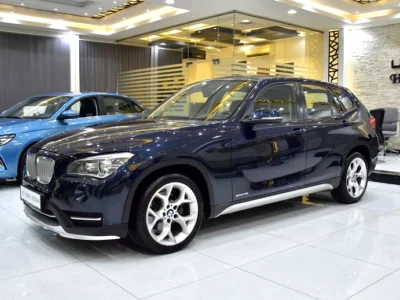 2015 BMW X1 Sdrive18i 4 Cylinders Petrol Engine Blue Beige Crossover GCC