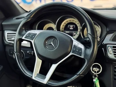 2014 Mercedes-Benz CLS-Class CLS 350 Blueefficiency 6 Cylinders Engine Silver Black Sedan