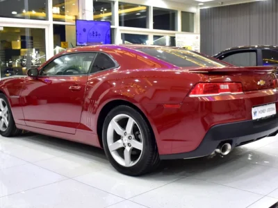 2015 Chevrolet Camaro LS 6 Cylinders Engine Red Beige Coupe GCC Specs