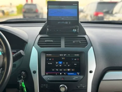 2012 Ford Explorer XLT 4 Cylinders Engine White Black SUV CLEAN CAR