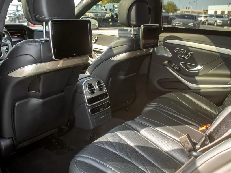 2015 Mercedes-Benz S-Class S 500l 8 Cylinders Petrol Engine White Black Sedan