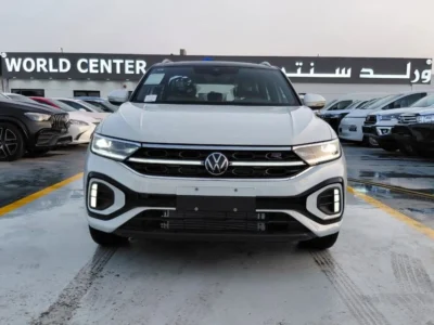 2025 VOLKSWAGEN T-ROC R LINE 300 TSI 1.5L 4 Cylinders Engine White Black SUV
