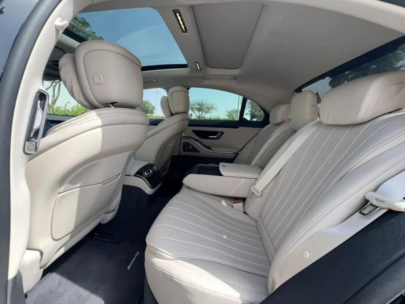 2023 Mercedes-Benz S 580 8 Cylinders Engine Black Beige Sedan AWD