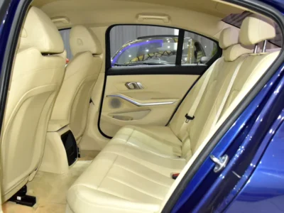 2020 BMW 3-Series 320i 4 Cylinders Engine Blue Beige Sedan