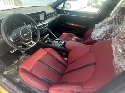 2023 Kia K5 2.5 Liter GDI GT-LINE 4 Cylinders Petrol Engine White Red Sedan