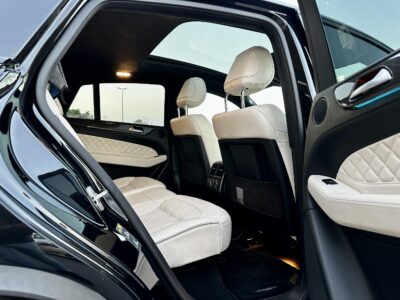 2017 Mercedes-Benz GLE 43 AMG 3.0L V6 DOHC 24V Biturbo Black White SUV