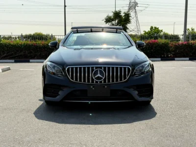 2018 Mercedes-Benz E-Class E400 6 Cylinders Petrol Engine Black Red Convertible