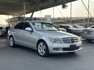 2008 Mercedes-Benz C250 6 Cylinders Engine Petrol Silver Black Sedan