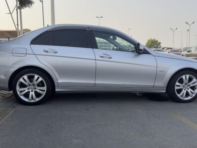 2008 Mercedes-Benz C250 6 Cylinders Engine Petrol Silver Black Sedan
