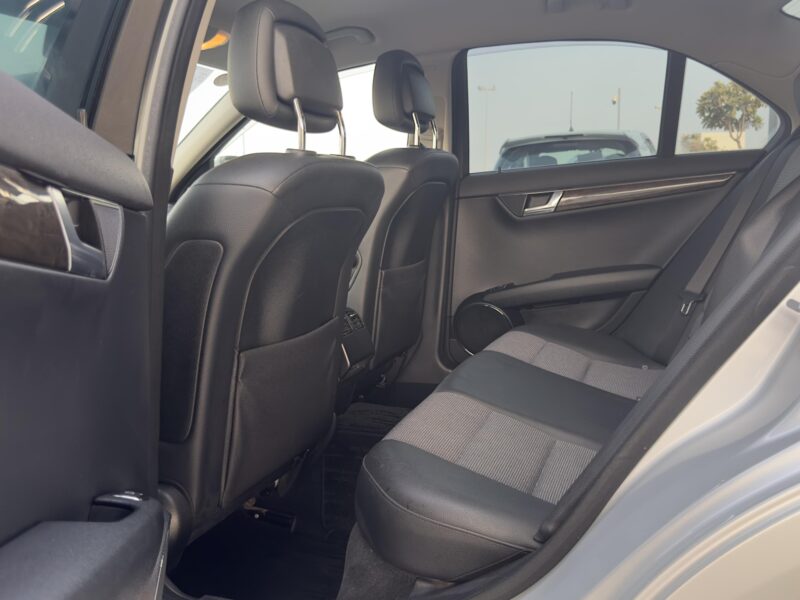 2008 Mercedes-Benz C250 6 Cylinders Engine Petrol Silver Black Sedan