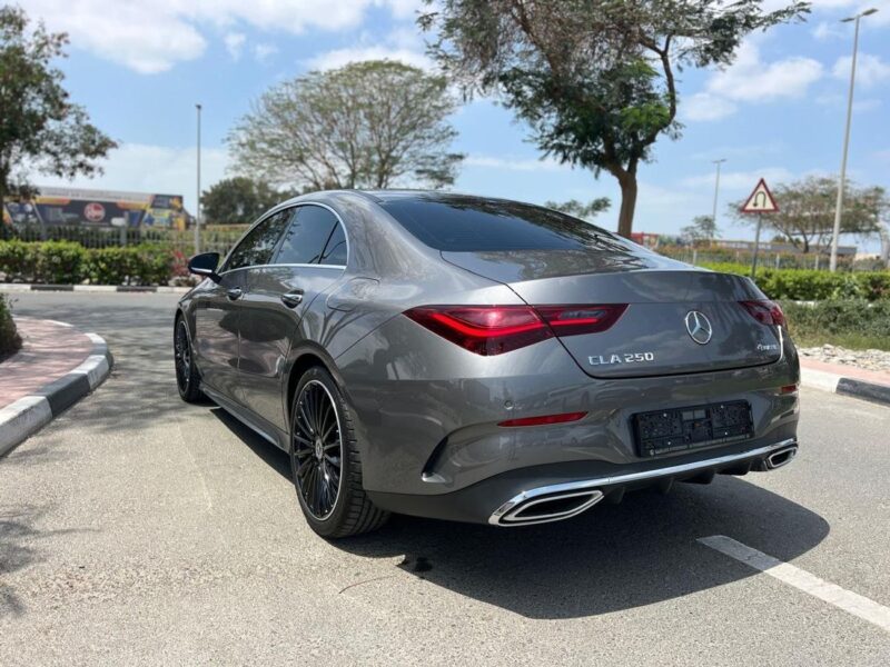 2024 Mercedes-Benz CLA 250 AMG Kit 4 Cylinders Engine Grey Red Sedan GCC