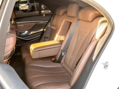 2015 Mercedes-Benz S-Class S 400 h 6 Cylinders Engine Petrol White Brown Sedan