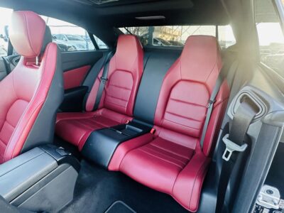 2014 Mercedes-Benz E550 Coupe 4.7 litres V8 Engine Black Red RWD