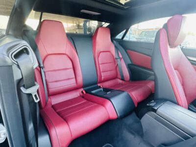 2014 Mercedes-Benz E550 Coupe 4.7 litres V8 Engine Black Red RWD