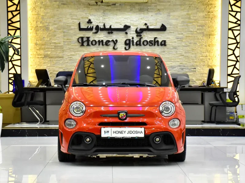 2023 Abarth 695 Turismo 4 Cylinders Engine Orange Black Hatchback