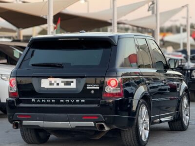 2010 Land Rover Range Rover Sport 8-Cylinder Supercharged Engine Black Orange