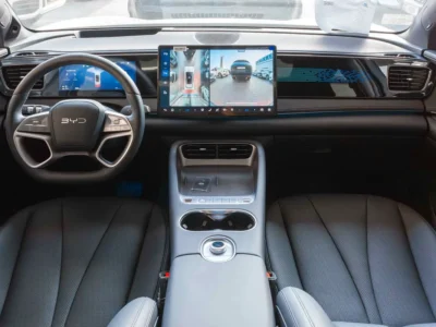 2025 BYD SEALION 06 DM-i Hybrid 4 Cylinder Engine White Black SUV