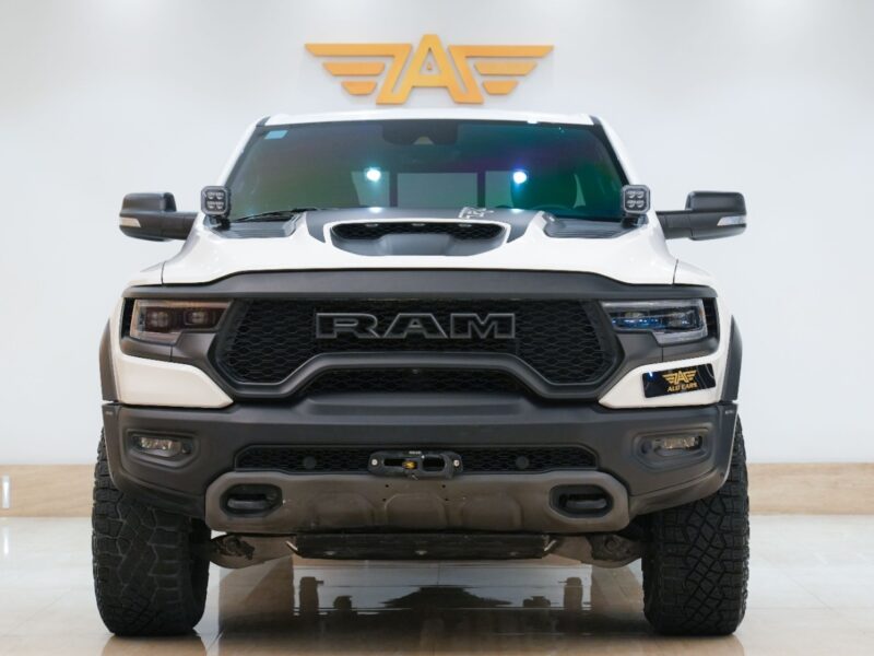 2022 Dodge RAM TRX 6.2 liters V8 Engine 4WD White Black GCC Specs