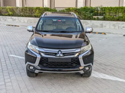 2017 Mitsubishi Montero Sport GLS 4WD Top Line 6 Cylinder Engine Black Beige SUV