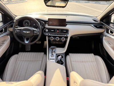 2023 GENESIS G70 2.0L Turbo V4 VVT White Beige Sedan RWD USA Specs