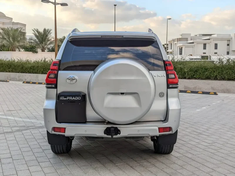 2021 Toyota Prado VXR V6 Engine 4.0 Liter Silver Beige SUV GCC Specs