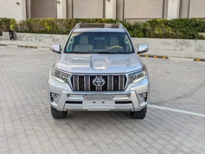 2021 Toyota Prado VXR V6 Engine 4.0 Liter Silver Beige SUV GCC Specs
