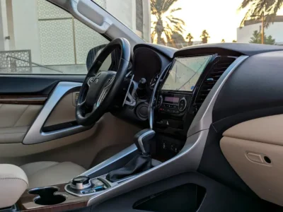 2017 Mitsubishi Montero Sport GLS 4WD Top Line 6 Cylinder Engine Black Beige SUV