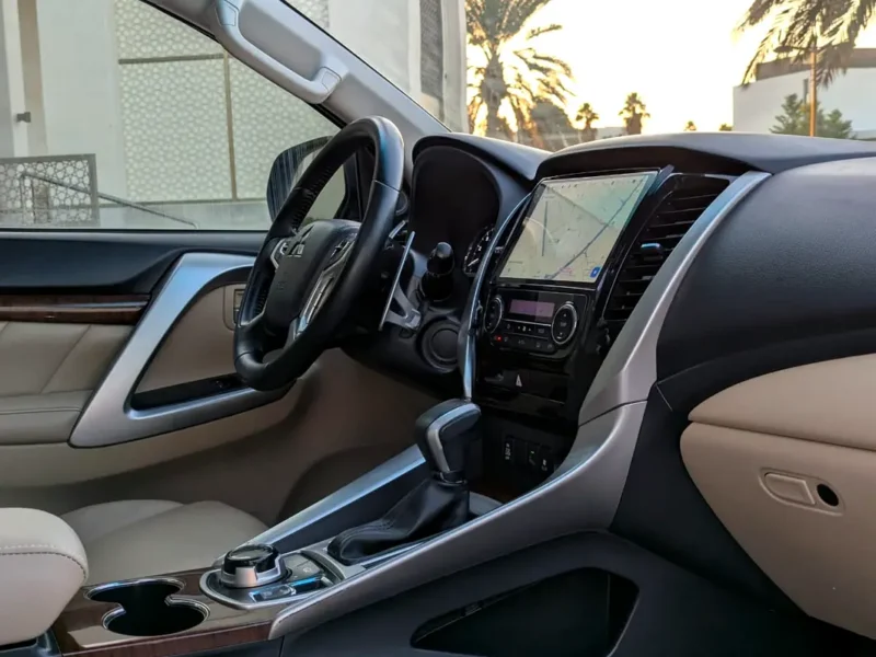 2017 Mitsubishi Montero Sport GLS 4WD Top Line 6 Cylinder Engine Black Beige SUV