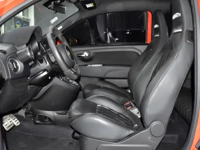 2023 Abarth 695 Turismo 4 Cylinders Engine Orange Black Hatchback