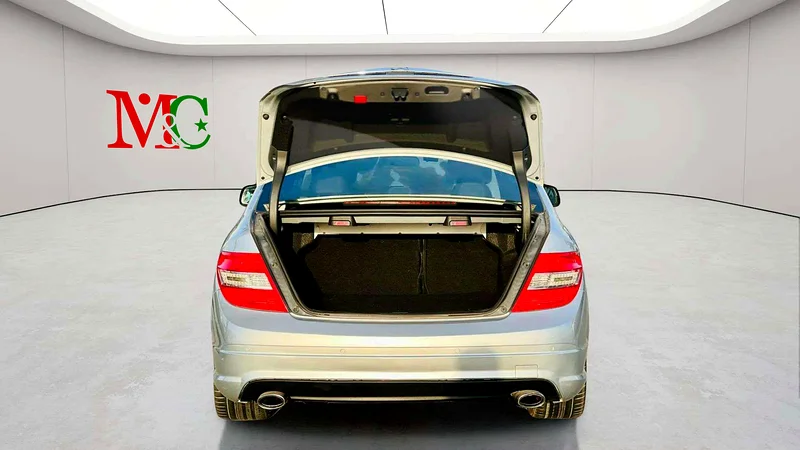 2008 Mercedes-Benz C-Class C250 6 Cylinders Engine Silver Black Sedan