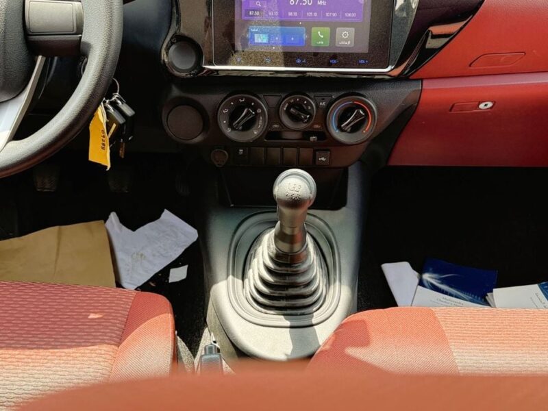 Toyota Hilux 2.4L 4 Cylinder Diesel MT DC 2WD 2025 White Red Pick Up Truck