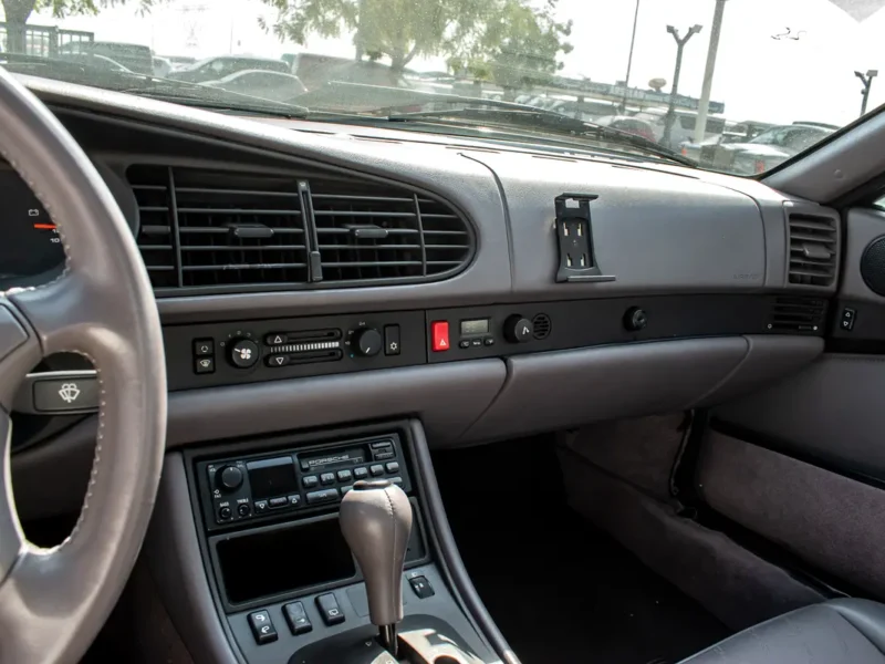 1992 Porsche 968 Club Sport 4 Cylinders Engine Black Grey Coupe