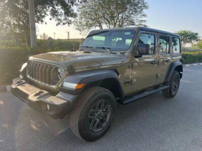 2025 Jeep Wrangler Unlimited Sport S 2.0L Turbo 4 Cylinder Engine A/T Green Grey SUV