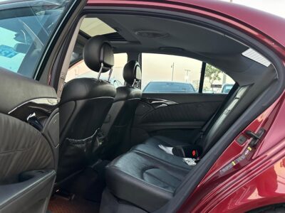 2003 Mercedes-Benz E320 3.2 litre V6 Engine Petrol Red Black Sedan