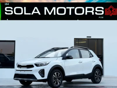 2025 Kia KX1 Other 4 Cylinders Engine White Black Hatchback