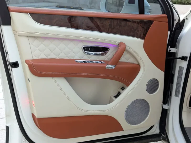 2018 Bentley Bentayga Design Series 12 Cylinders Engine White Beige SUV