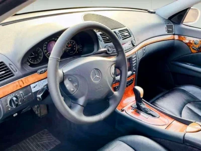 2003 Mercedes-Benz E-Class E 240 6 Cylinders Engine White Black Sedan