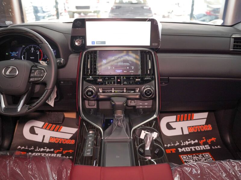 2025 Lexus LX600 6 Cylinders Engine White Red SUV Automatic GCC Specs