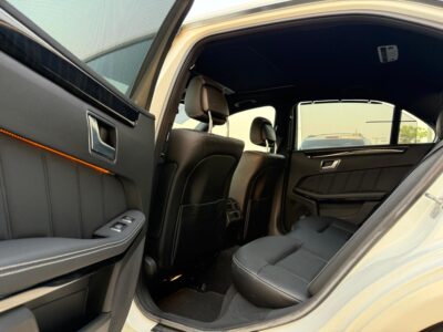 2012 Mercedes-Benz E550 4.6-liter V8 Engine White Black Sedan