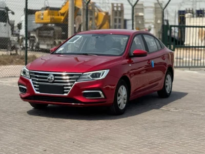 2025 MG 5 Standard 1.5L 4 Cylinders Engine Petrol Manual Red Black Sedan