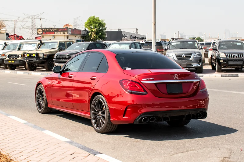 2019 Mercedes-Benz C-Class C43 AMG 6 Cylinders Engine Petrol Red Black Sedan