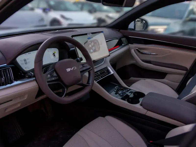 2025 BYD Song Plus DM-i Hybrid 4 Cylinders Engine White Beige SUV