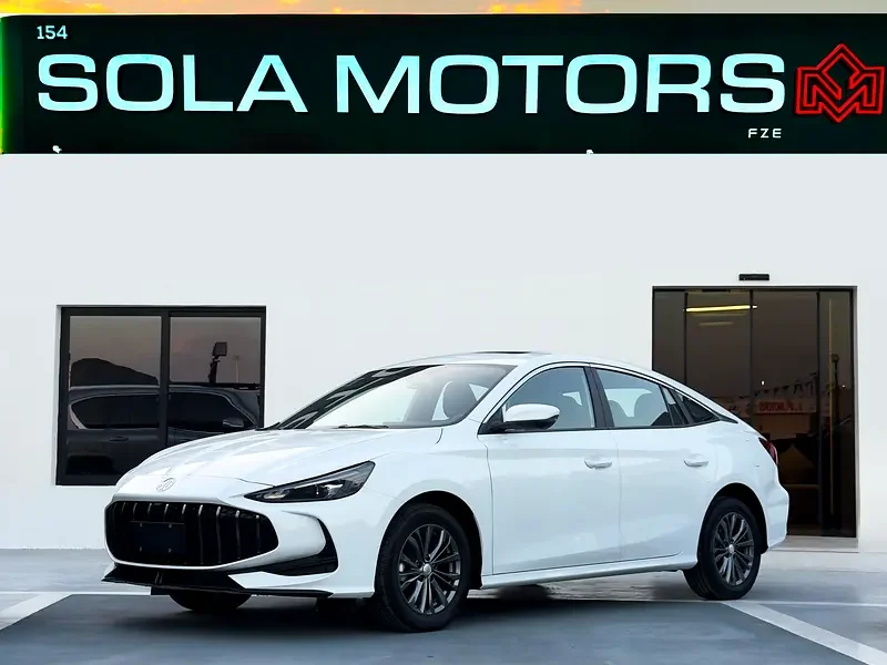 2025 MG5 GLOBAL LUXURY EDITION 1.5L A/T PTR 4 Cylinders White Black Sedan