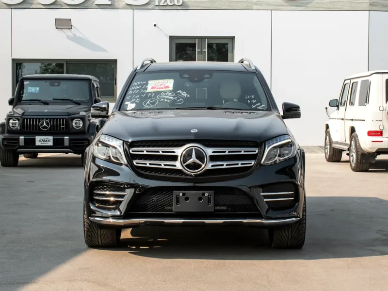 2018 Mercedes-Benz GLS-Class GLS 550 8 Cylinder Engine Black Beige SUV