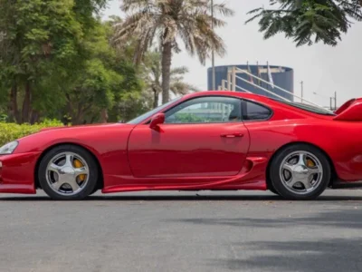 1995 Toyota Supra 3.0L Petrol Engine Auto German Spec Red Black
