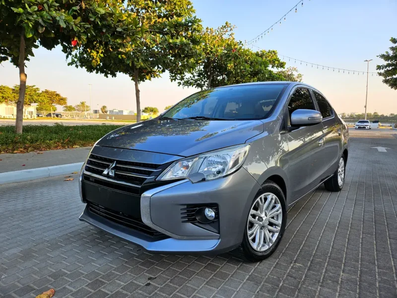 2022 Mitsubishi Attrage GLX Medium Line 3 Cylinder Engine Grey White Sedan